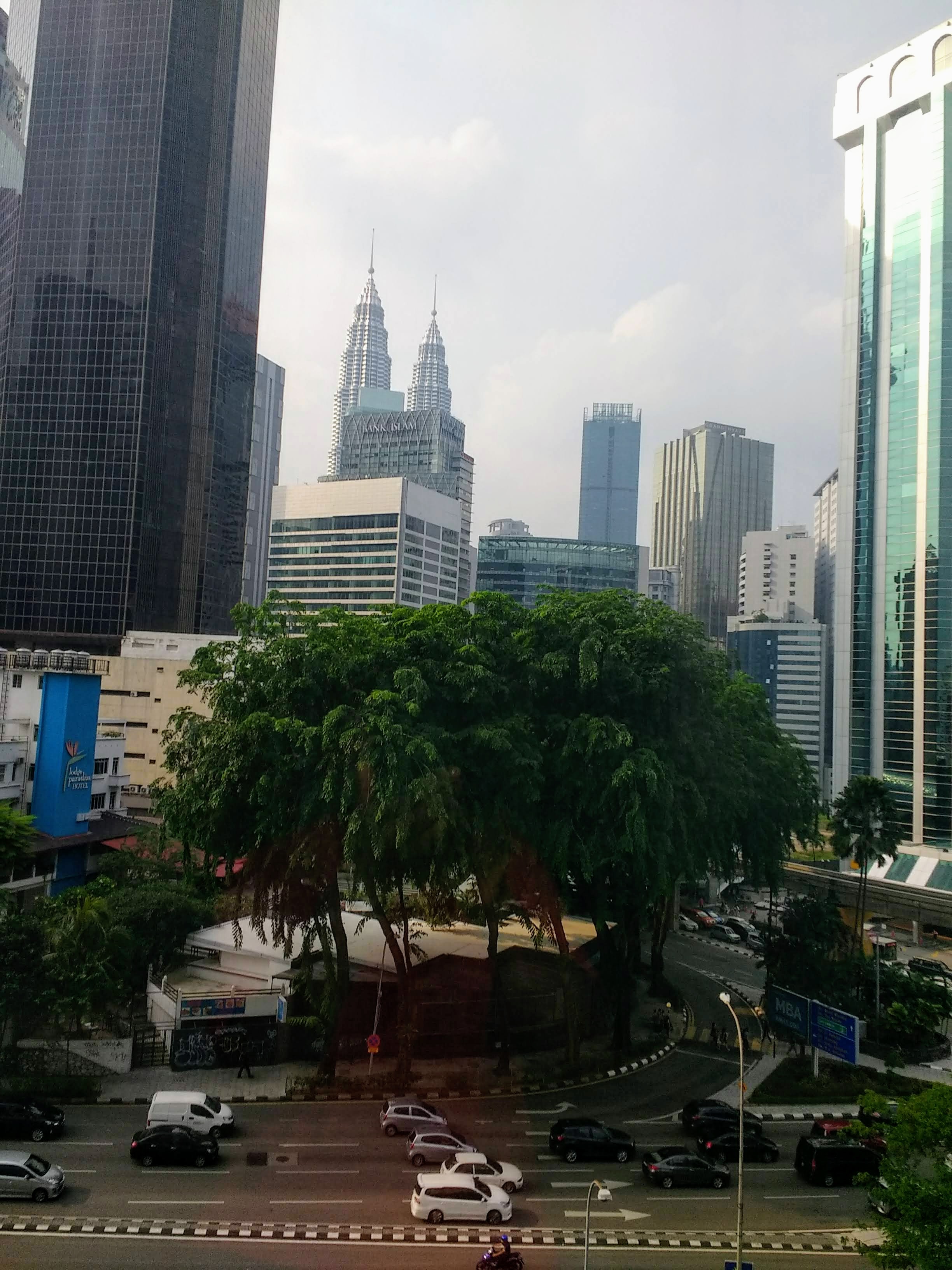 Shot of the city of Kuala Lumpur.