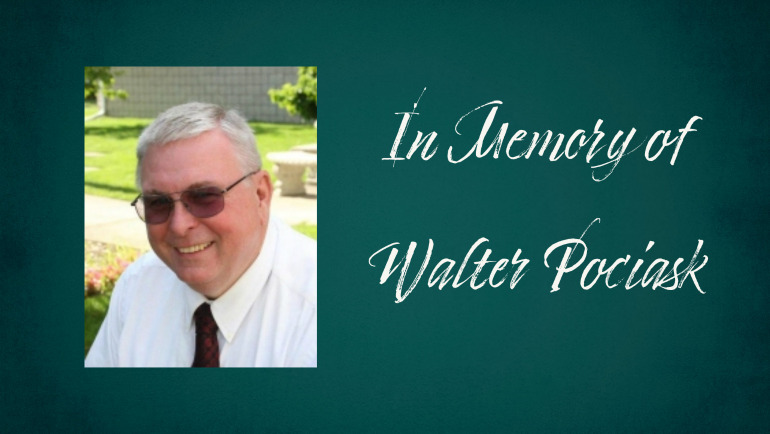The Wayne State University Division of Research mourns loss of colleague and friend, Walter Pociask.