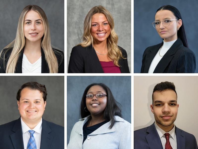 Headshots of newly-elected Wayne Law student board of governors