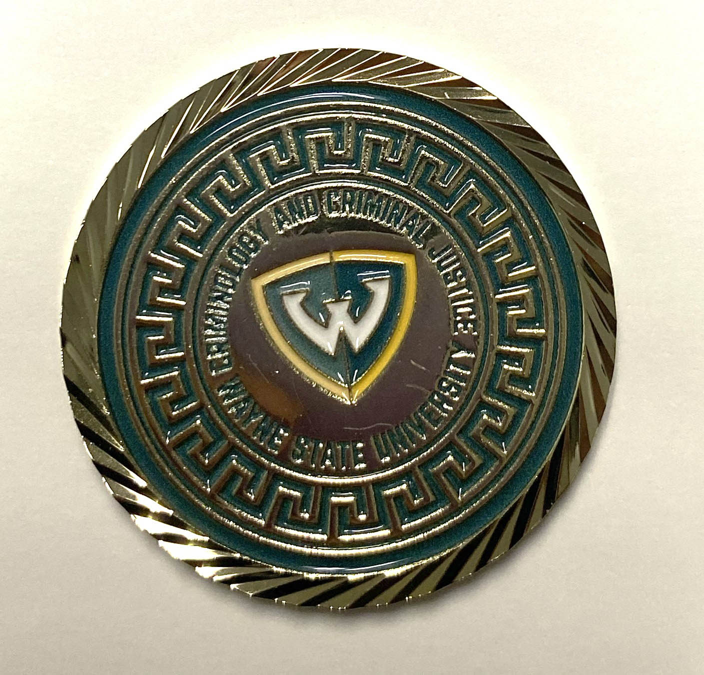 Coin featuring Wayne State University Criminology and Criminal Justice