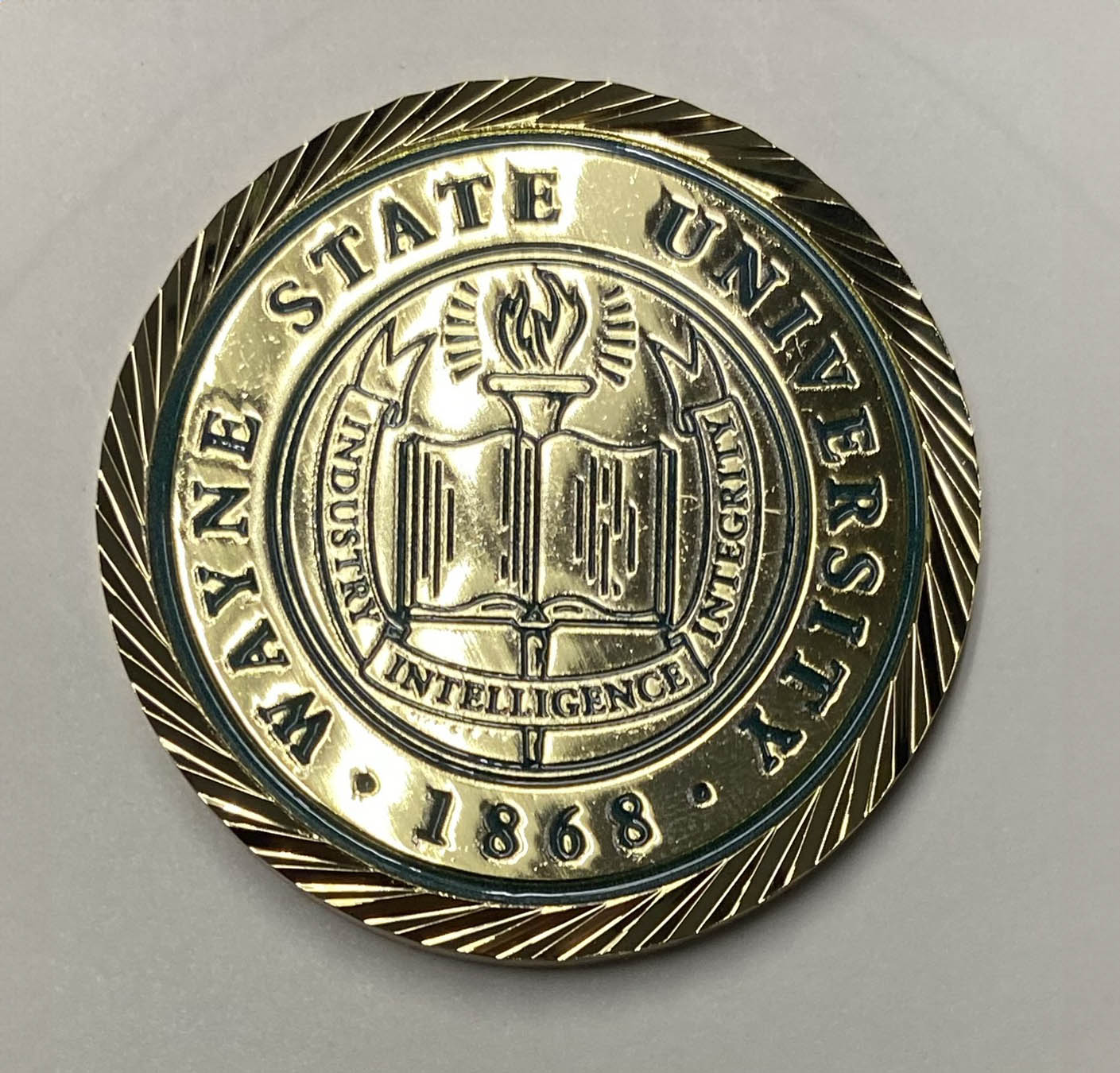 Coin featuring Wayne State University